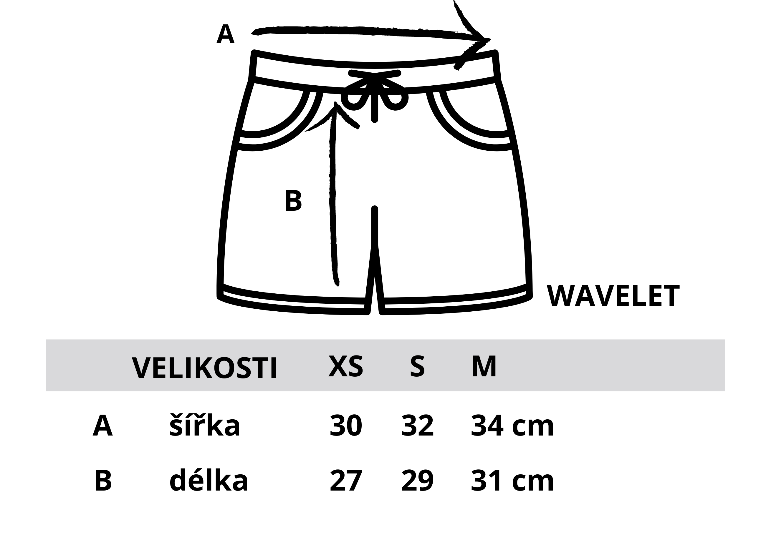 kraťasy Wavelet